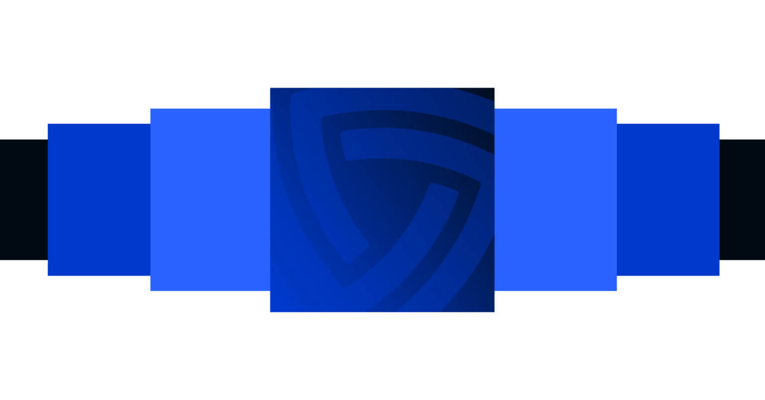 Mark43 logo and staggered stacked blue squares