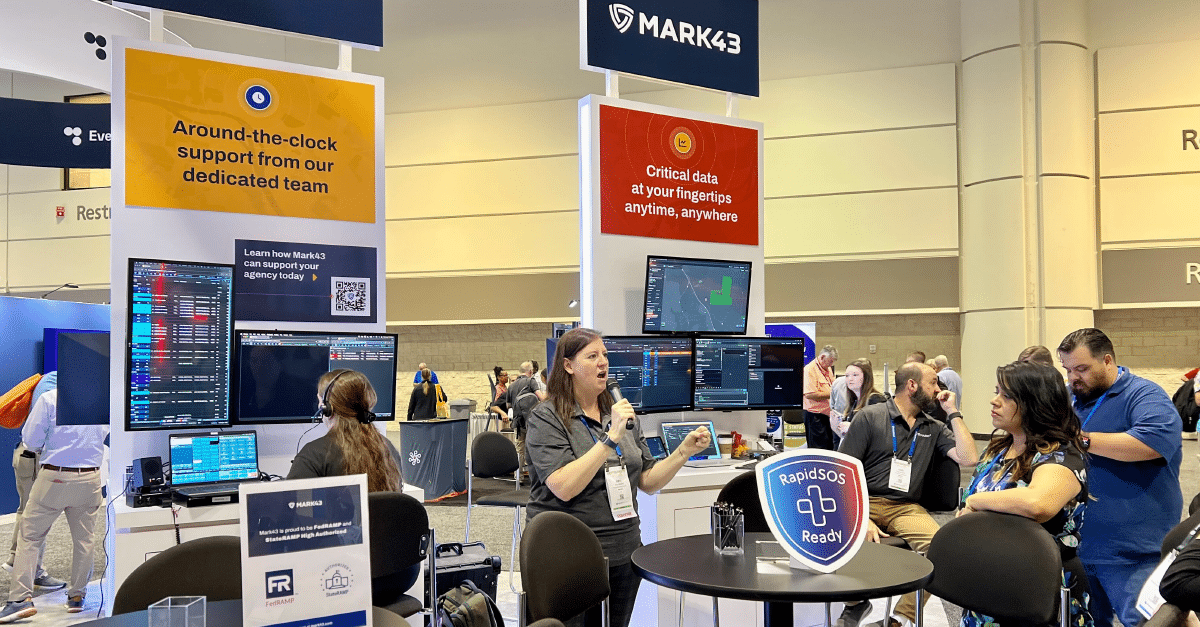 Mark43 conference booth