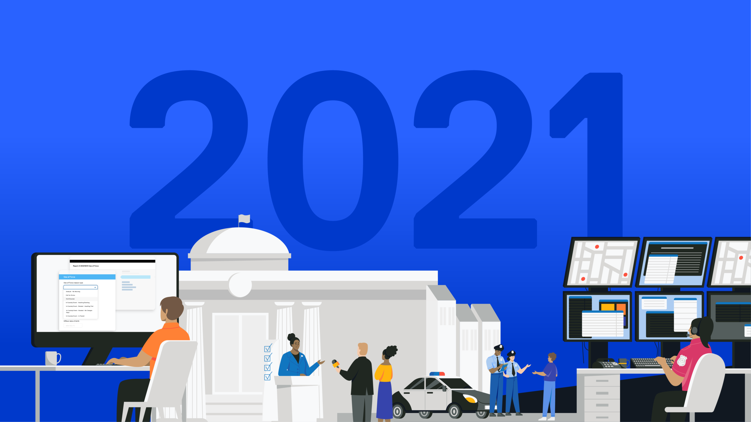 2021 text and illustrations of first responders