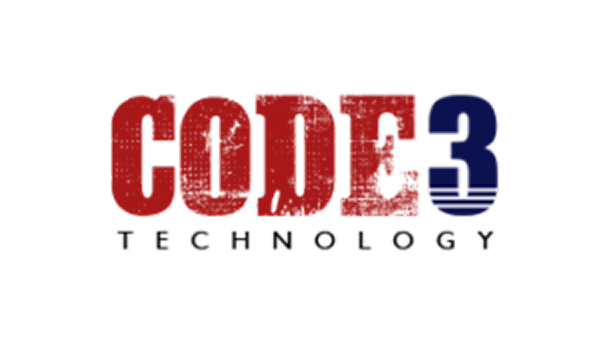 Code 3 technology logo
