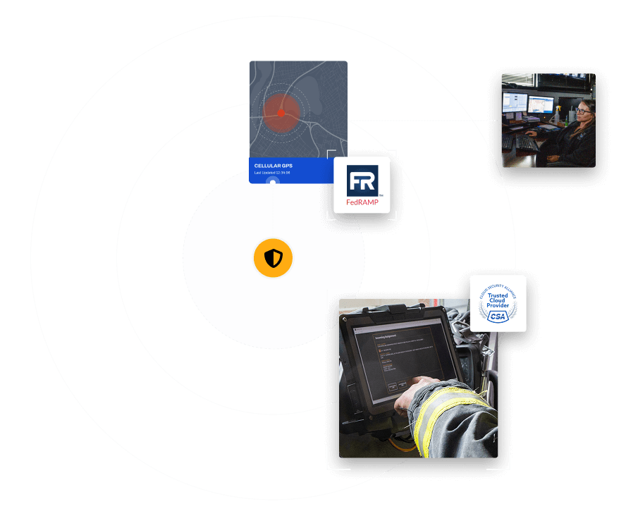 Communication between public safety responder, dispatch team regarding emergency location