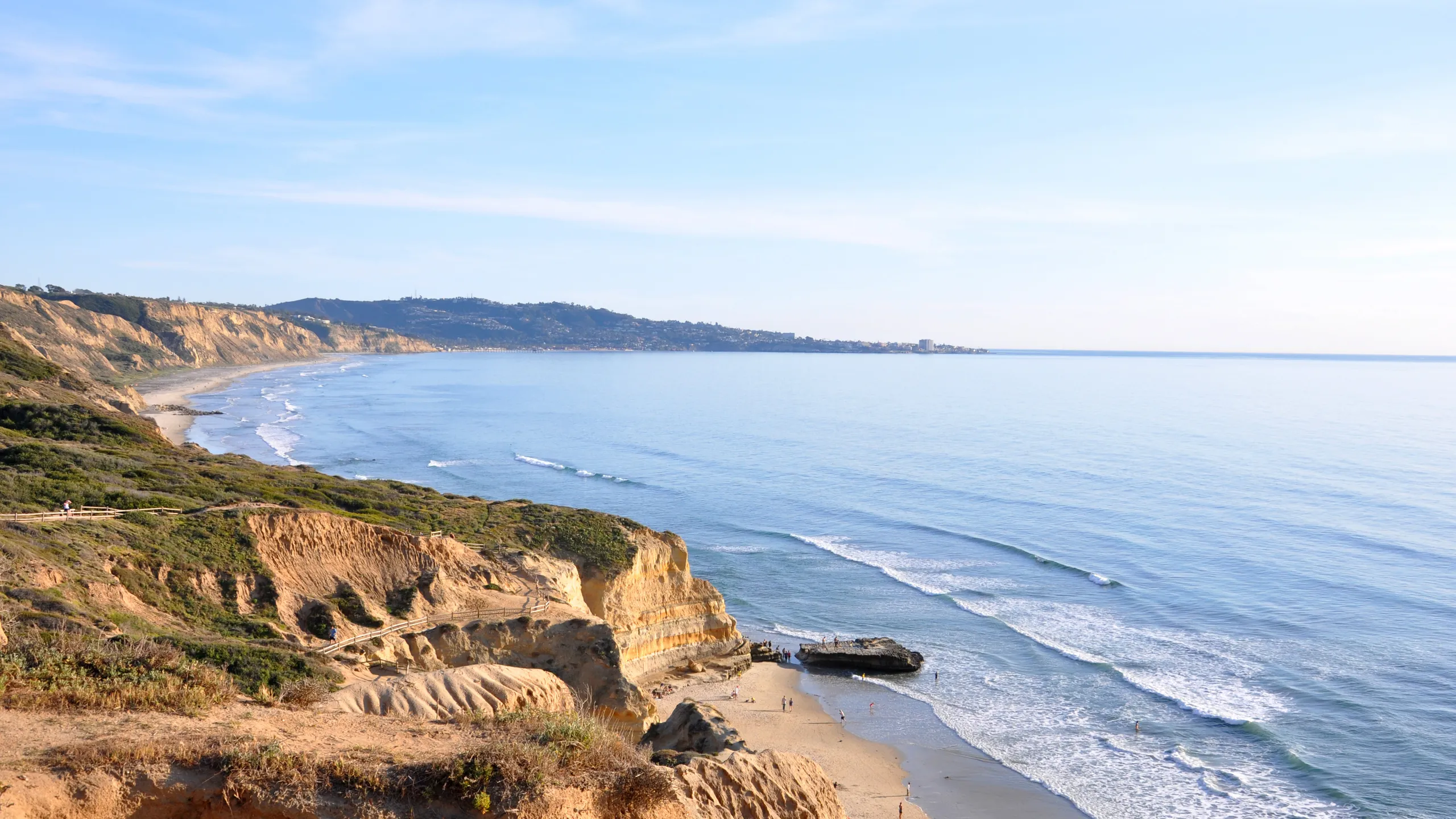 San Diego Cliffs at Torrey Pines National Park overlooking the Pacific Ocean